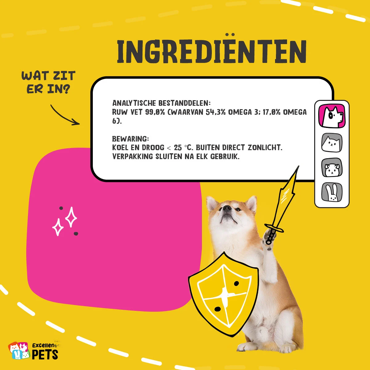 Huile de lin pour chiens avec oméga 3, pressée à froid, 500 ml – Excellent Pets Linseed Oil – Image 4