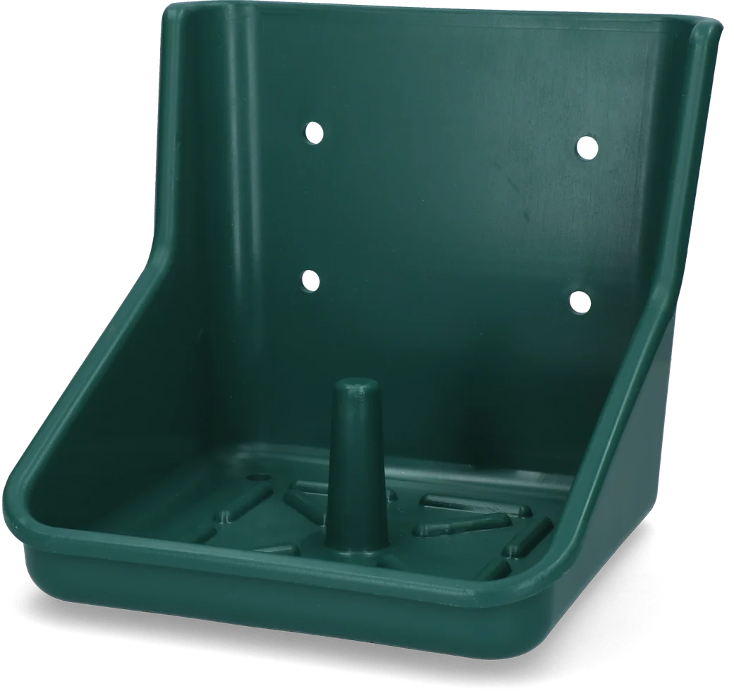 Support pour pierre à lécher Robu en plastique pour pierres à lécher de 10 kg, vert – Image 4