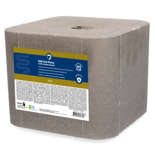 Pierre à lécher avec minéraux pour bovins, moutons et chèvres, 10 kg – Excellent Salt Lick Parex
