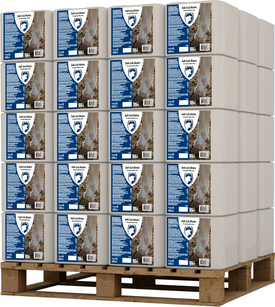 Pierre à lécher avec biotine pour bovins, 10 kg – Excellent Biotin – Image 2