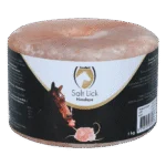 Pierre à sel de l’Himalaya pour chevaux sans corde, 1 kg – Excellent Horse Salt Lick Himalaya