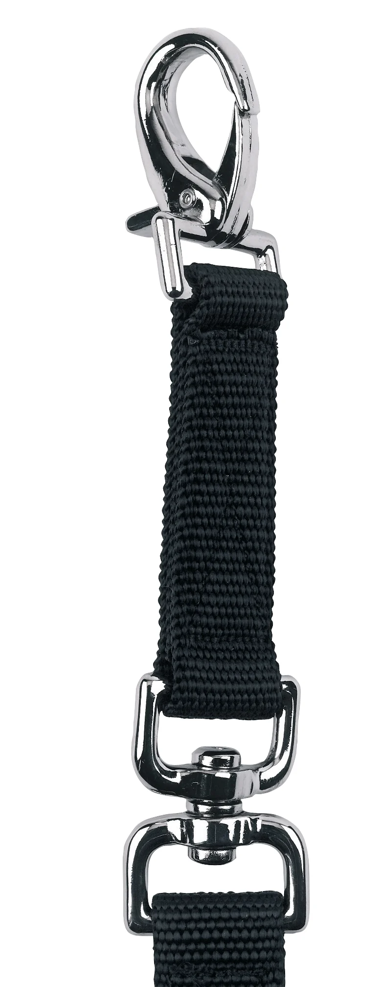 LONG00011.jpg Longe de travail noire avec mousqueton, env. 7,5 m – Image 1