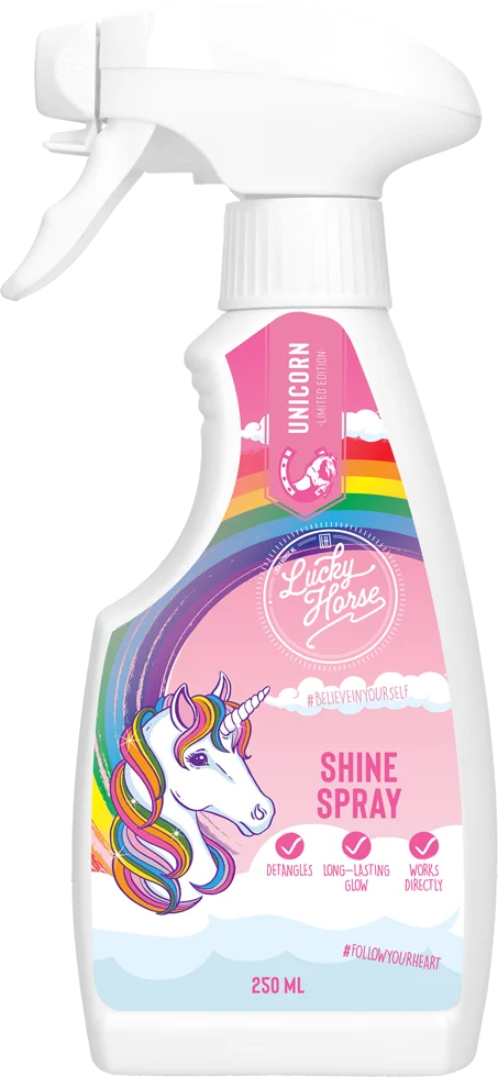 Spray brillant démêlant, 250 ml – Lucky Horse Unicorn Shine Spray – Image 1