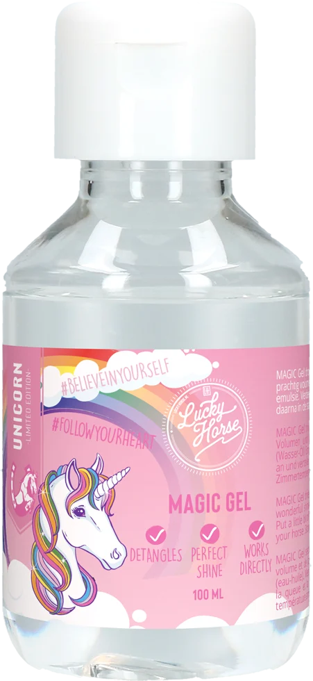 Gel démêlant pour la crinière et la queue des chevaux, 100 ml – Lucky Horse Unicorn Magic Gel – Image 1