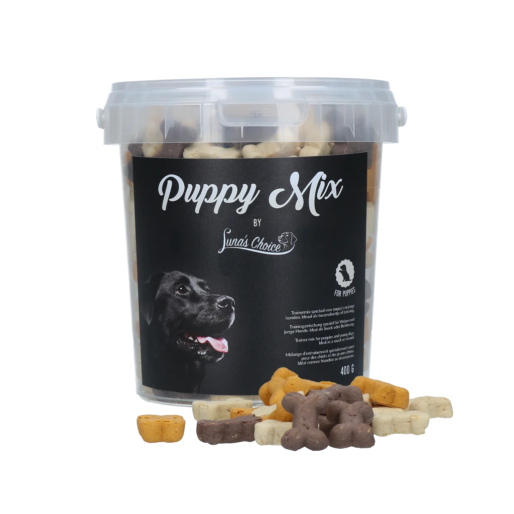 Biscuits de récompense cuits au four pour chiots – Luna's Choice Puppy Mix S – Image 1