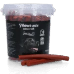 Bâtonnets au saumon pour chiens, tendres, 11 cm, 500 g – Luna's Choice Trainer Mix bâtonnets au saumon