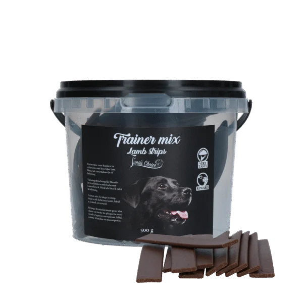 Friandises d’éducation à l’agneau, lamelles moelleuses, 500 g – Luna's Choice Trainer Mix Lamb Strips