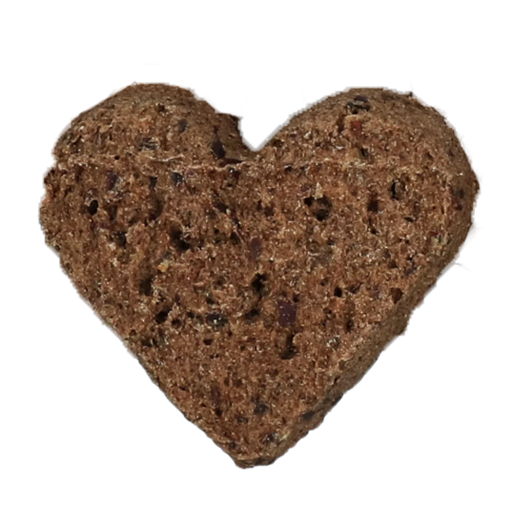 Biscuits pour chien végétaux et sans céréales, en forme de cœur, 48 pièces, 360 g – Luna's Choice Plant Based Heart – Image 3