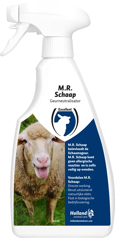 Spray parfumant pour moutons aux huiles naturelles, 500 ml – Excellent M.R. Spray Schaap – Image 1