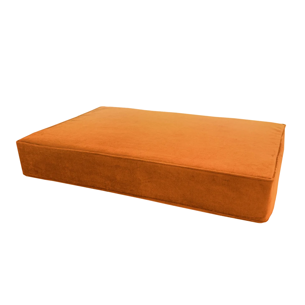 Coussin orthopédique pour chien avec mousse à mémoire de forme orange S, 45 x 55 x 12 cm – Coussin orthopédique Velvet Madison – Image 2