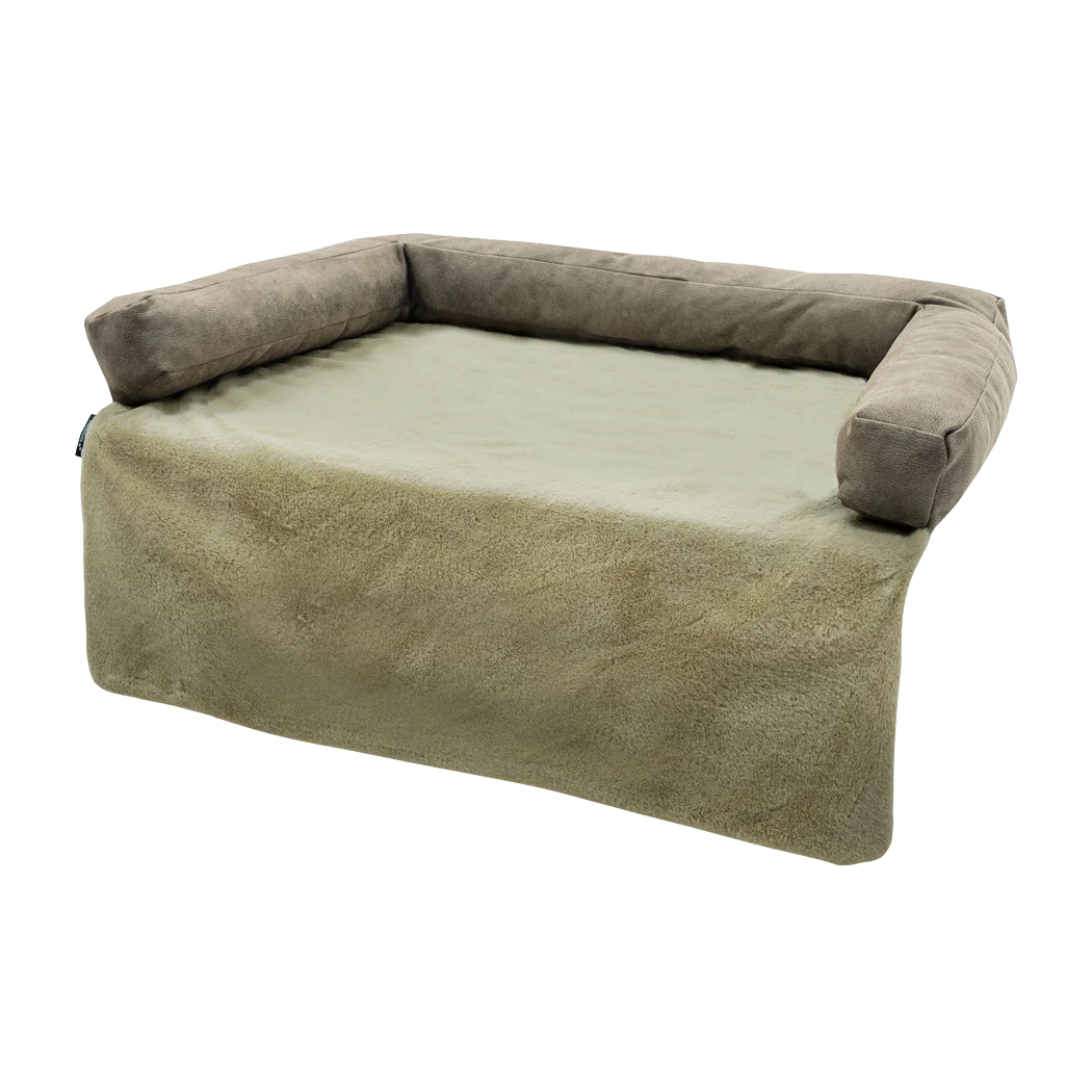 Coussin orthopédique pour chien à mémoire de forme taupe S – Madison Sofa Orthopedisch – Image 2
