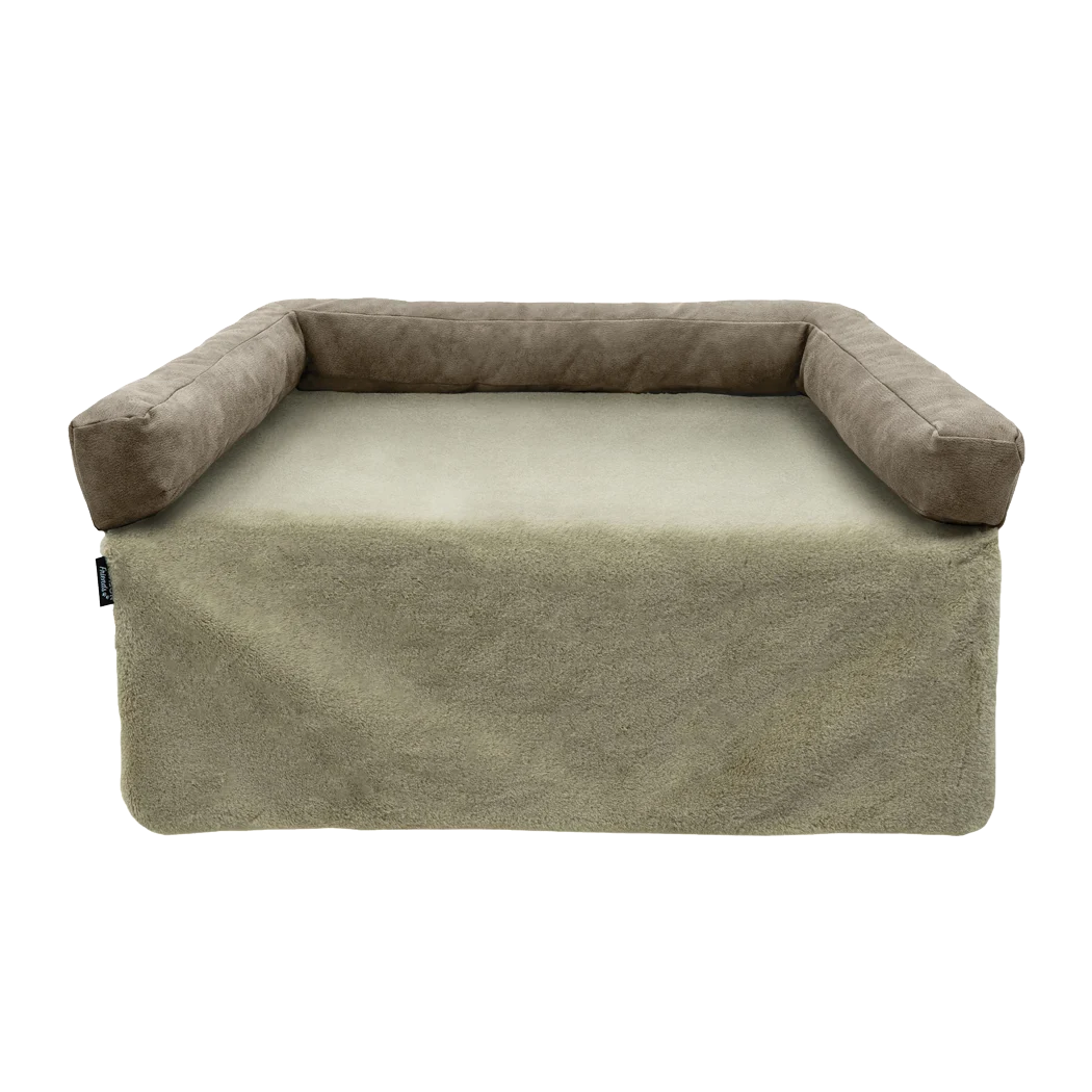 MADI09262.png Coussin orthopédique pour chien à mémoire de forme taupe S – Madison Sofa Orthopedisch – Image 1