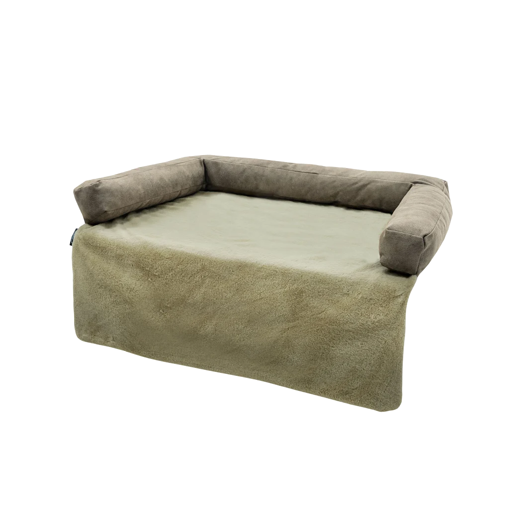 Protection de canapé pour chien avec bords relevés, taupe, S, 58 x 70 cm – Madison Travel & Sofa Protector – Image 1