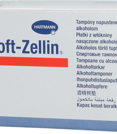 Compresses alcoolisées pour nettoyer l’orifice du trayon – Hartmann Soft-Zellin
