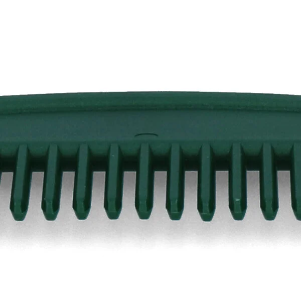 Peigne à crinière en plastique, 100 mm, vert – Vplast