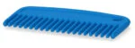 Peigne à crinière en plastique, 100 mm, bleu – Vplast