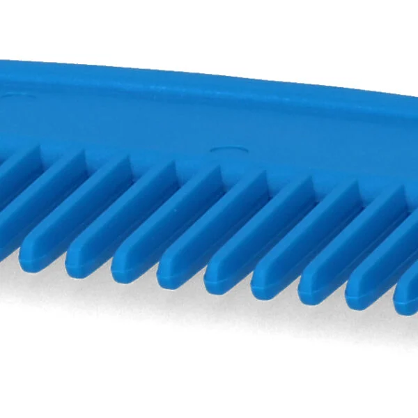 Peigne à crinière en plastique, 100 mm, bleu – Vplast