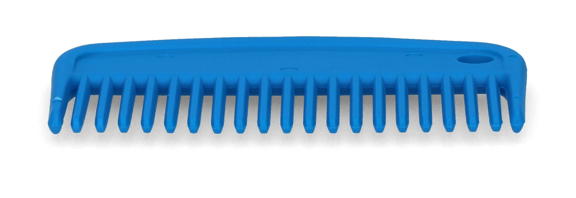 Peigne à crinière en plastique, 100 mm, bleu – Vplast – Image 3