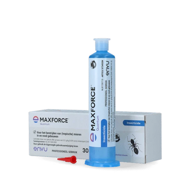 Gel appât anti fourmis des trottoirs à l’extérieur et contre les fourmis pharaon à l’intérieur, 30 g – Envu Maxforce Quantum