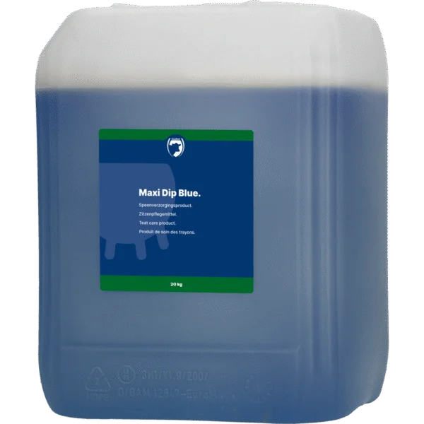 Produit de trempage des trayons à la chlorhexidine, 20 kg – Excellent Maxi Dip Blue