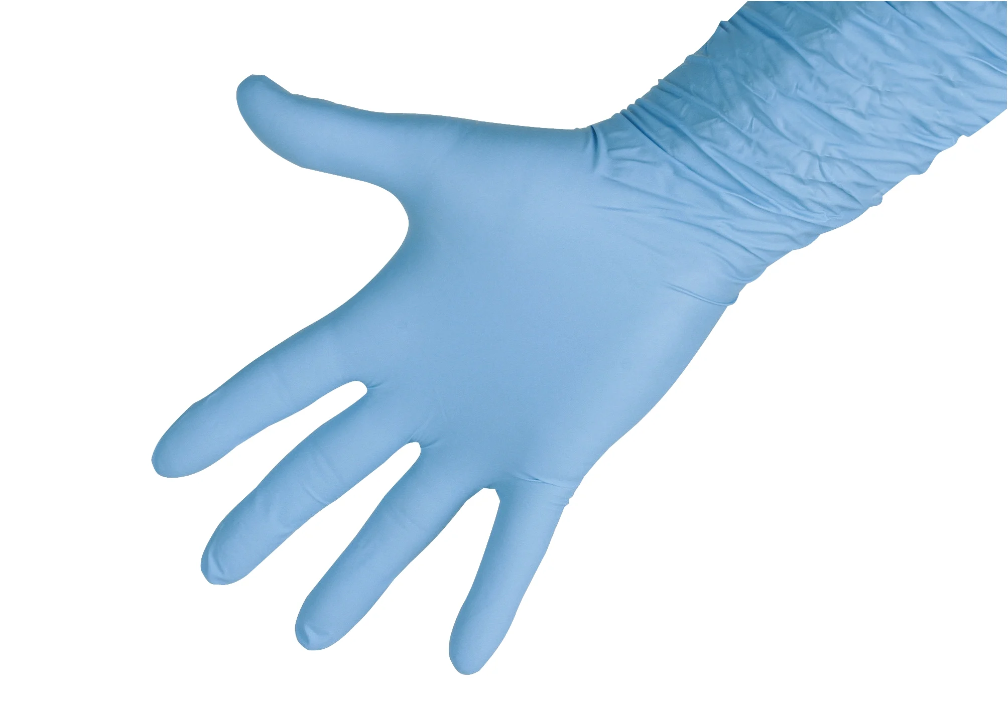 Gants de traite extra épais et longs, taille S (6 à 7), 50 pièces – Hofman Animal Care Maxi Milking Gloves DURA – Image 2