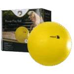 Ballon de jeu jaune pour chevaux, 65 cm – Maximus Power Play Ball
