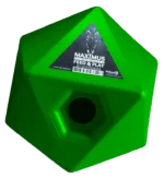 Cube ludique pour chevaux avec ouverture de 37 mm pour les friandises, vert – Maximus Feed & Play Cube