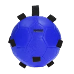 Ballon de jeu pour cheval avec élastiques, 19 cm, bleu – Excellent Horse Fun Play Ball – Image 2