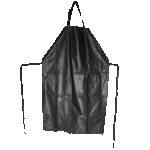 Tablier de traite imperméable noir, 80 x 120 cm – Image 3