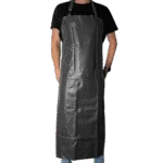 Tablier de traite imperméable noir, 80 x 120 cm
