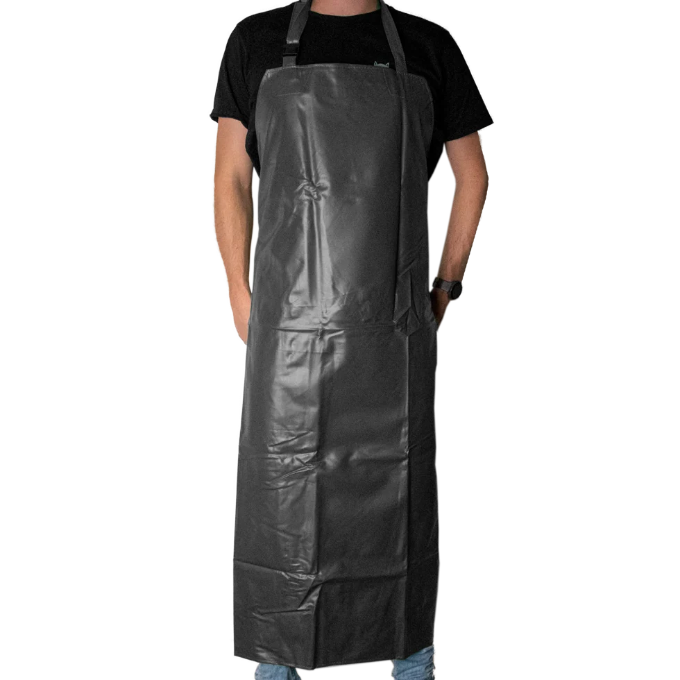 Tablier de traite imperméable noir, 80 x 120 cm – Image 1
