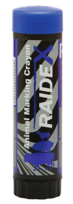 Crayon marqueur bleu rétractable – Raidex