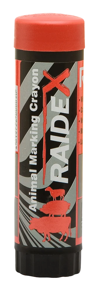 Marqueur rouge à mécanisme rotatif – Raidex – Image 1