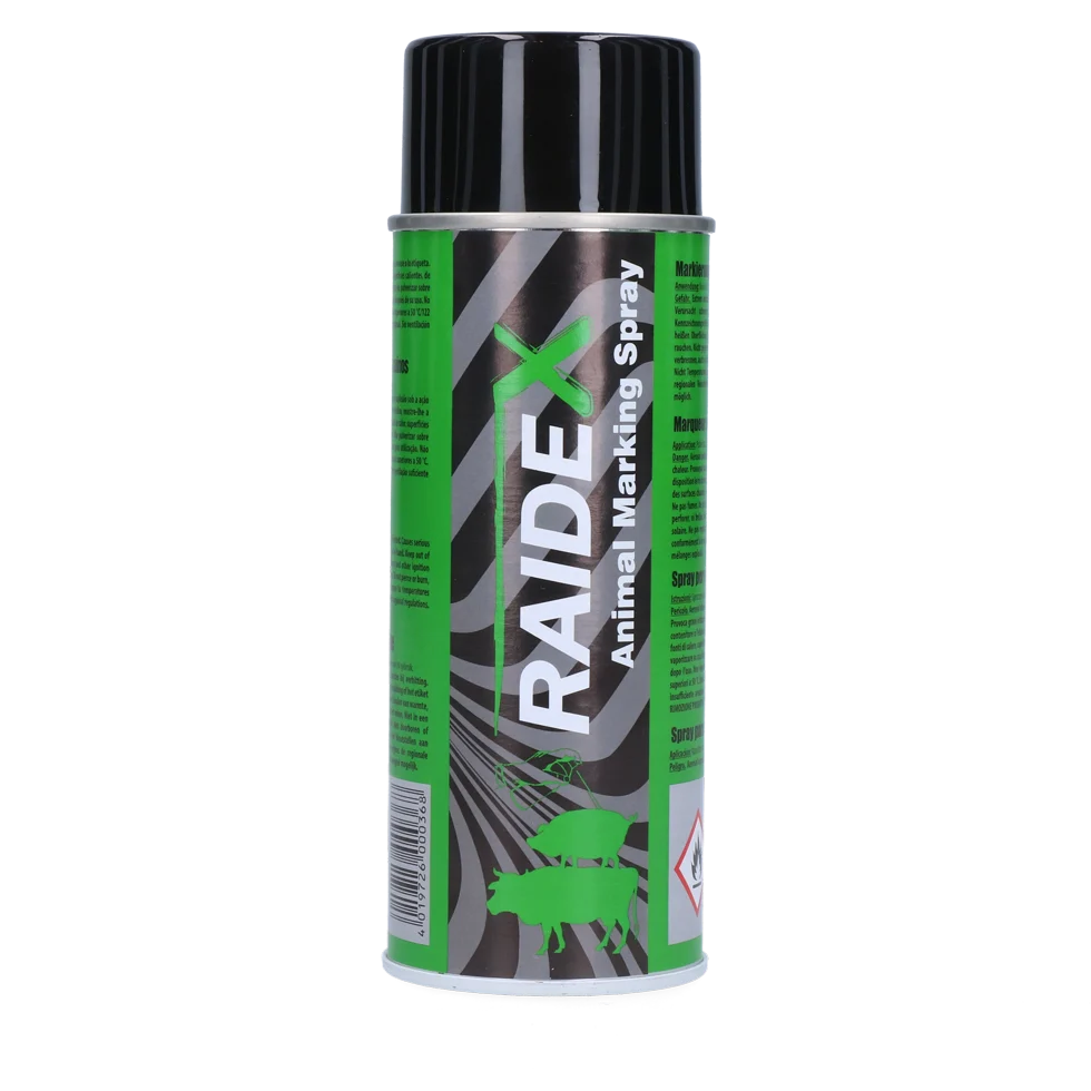MERK0021G.png Spray de marquage pour porcs et bovins, vert, 400 ml – Kerbl Topmarker – Image 1