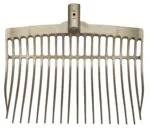 Fourche à crottin en plastique sans manche, dorée, 41 x 36 x 11 cm – Vplast – Image 3