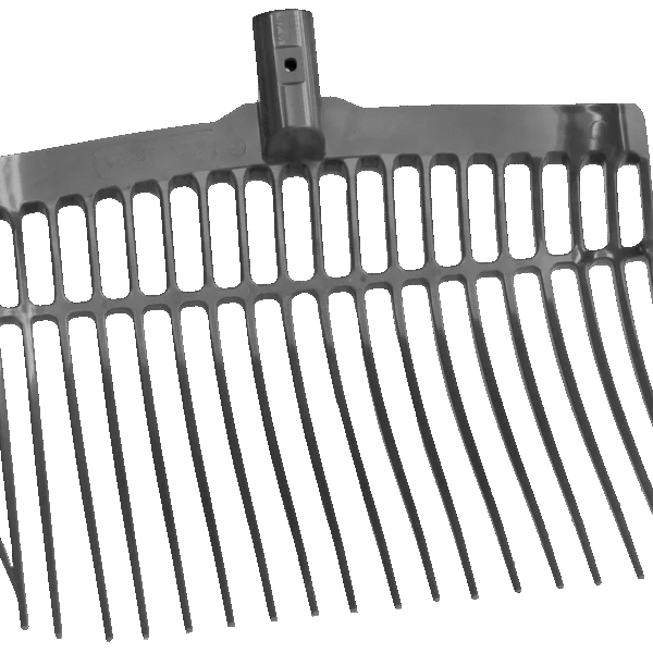 Fourche à fumier en plastique sans manche, grise, 41 x 36 x 11 cm – Vplast
