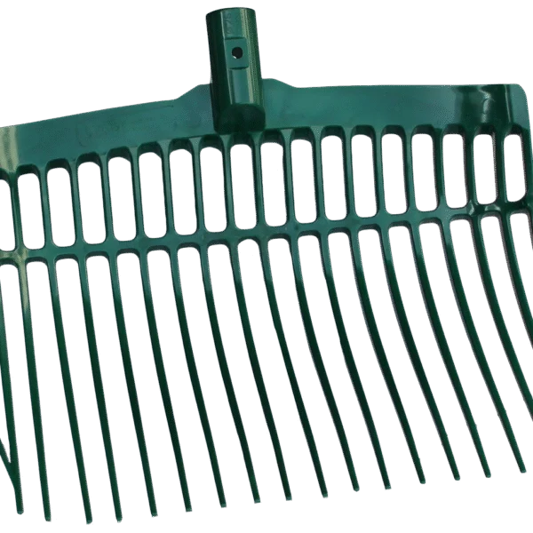 Fourche à fumier en plastique sans manche, verte, 41 x 36 x 11 cm – Vplast