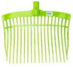 Fourche à fumier en plastique sans manche, vert anis, 41 x 36 x 11 cm – Vplast