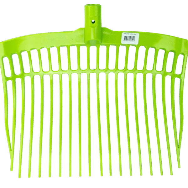 Fourche à fumier en plastique sans manche, vert anis, 41 x 36 x 11 cm – Vplast