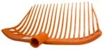 Fourche à fumier en plastique sans manche, orange, 41 x 36 x 11 cm – Vplast – Image 3