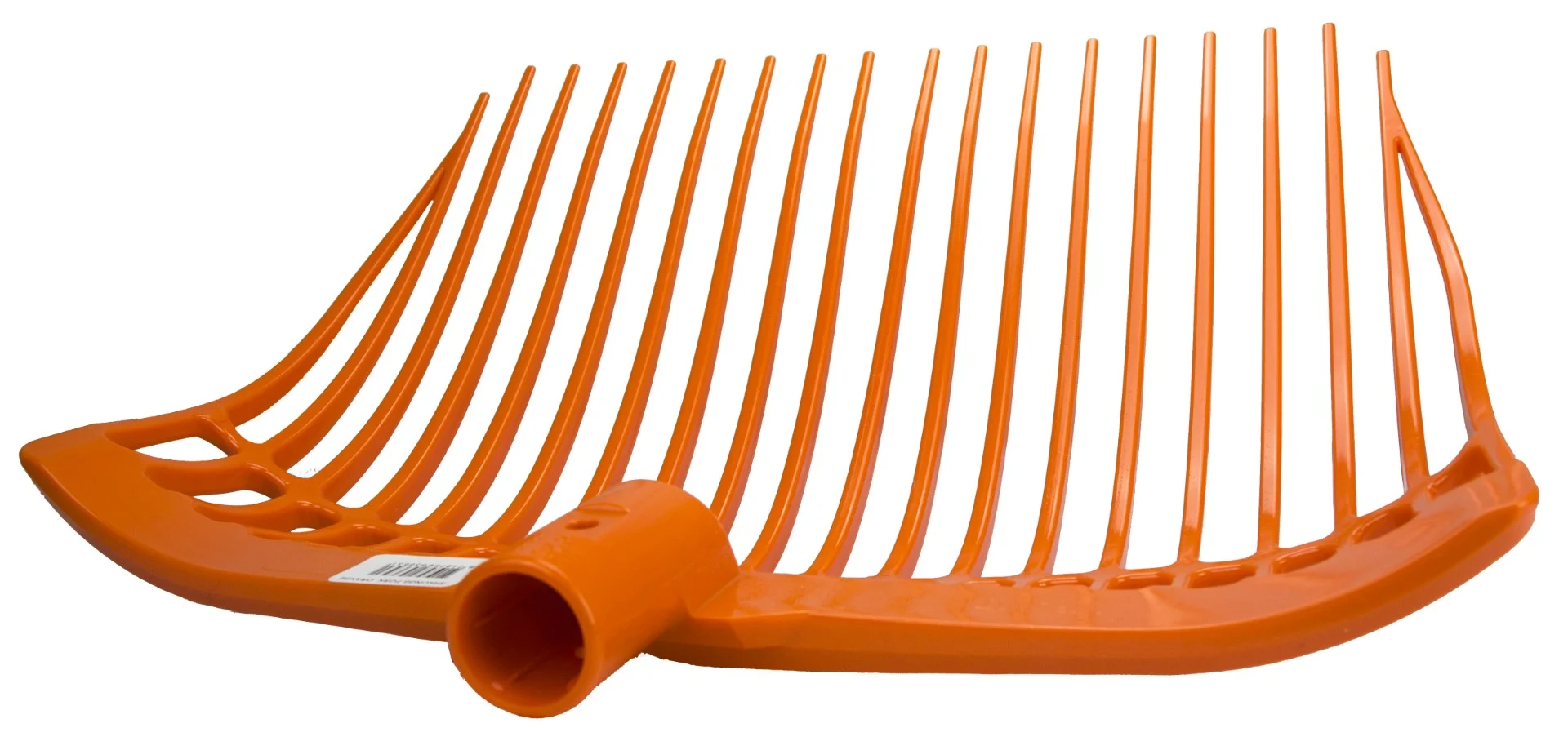 Fourche à fumier en plastique sans manche, orange, 41 x 36 x 11 cm – Vplast – Image 3