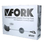 Fourche à crottin en plastique avec manche en aluminium rose – Vplast – Image 4