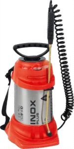 Pulvérisateur à pression préalable avec cuve en acier inoxydable 6 l, 6 bar – Mesto Inox Plus