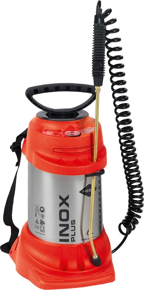 MEST3595P.png Pulvérisateur à pression préalable avec cuve en acier inoxydable 6 l, 6 bar – Mesto Inox Plus – Image 1