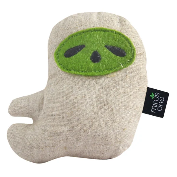 Jouet pour chat en forme de paresseux avec herbe à chat, 9 x 9 x 2,5 cm – Minus One Docile Buddy Cat Toy Sloth