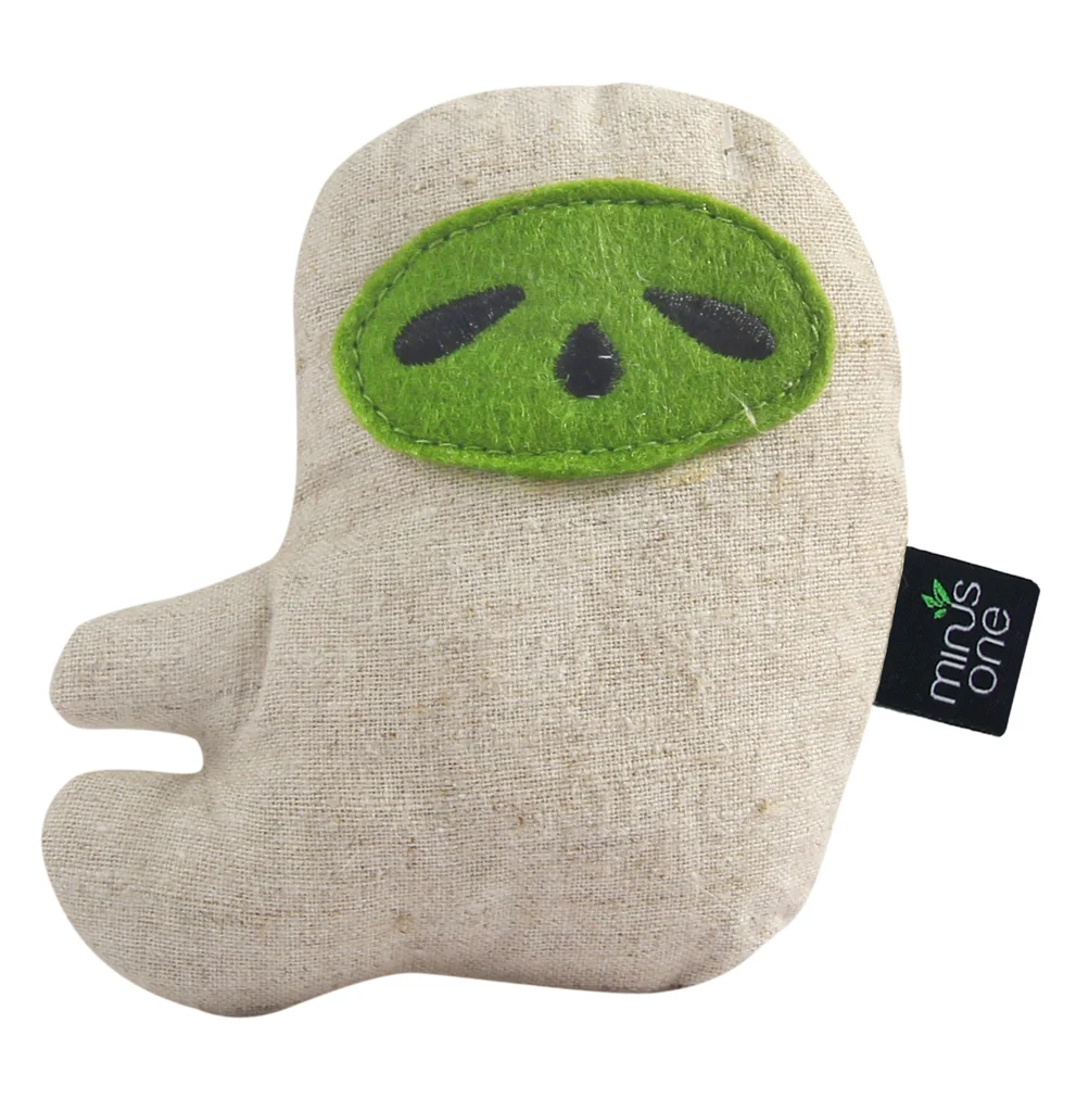 Jouet pour chat en forme de paresseux avec herbe à chat, 9 x 9 x 2,5 cm – Minus One Docile Buddy Cat Toy Sloth – Image 1