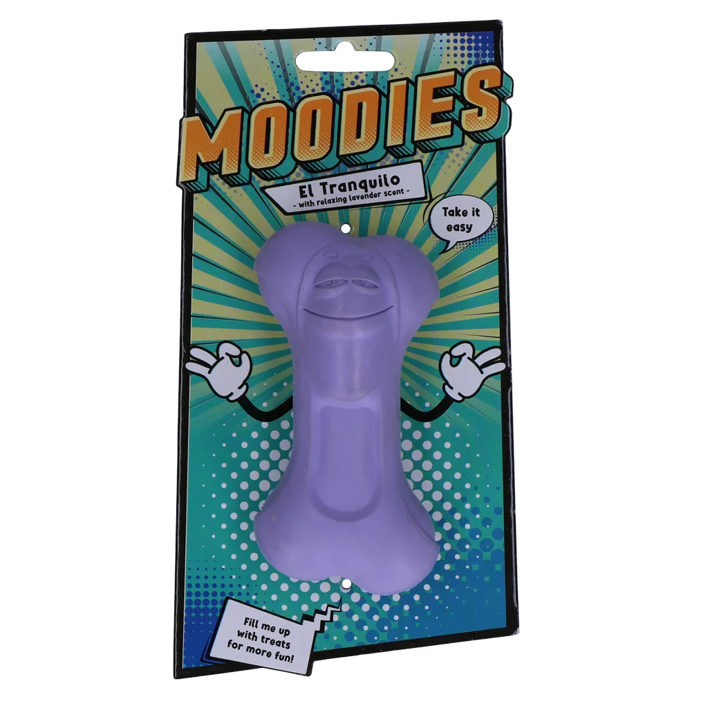 Os à mâcher en caoutchouc parfumé à la lavande – Moodies El Tranquilo – Image 1