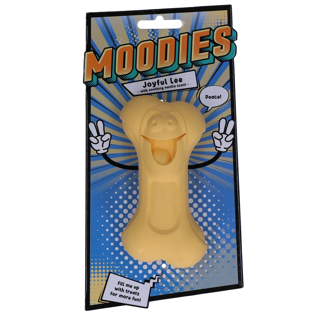 Os à mâcher en caoutchouc, parfum vanille – Moodies Joyful Lee – Image 1
