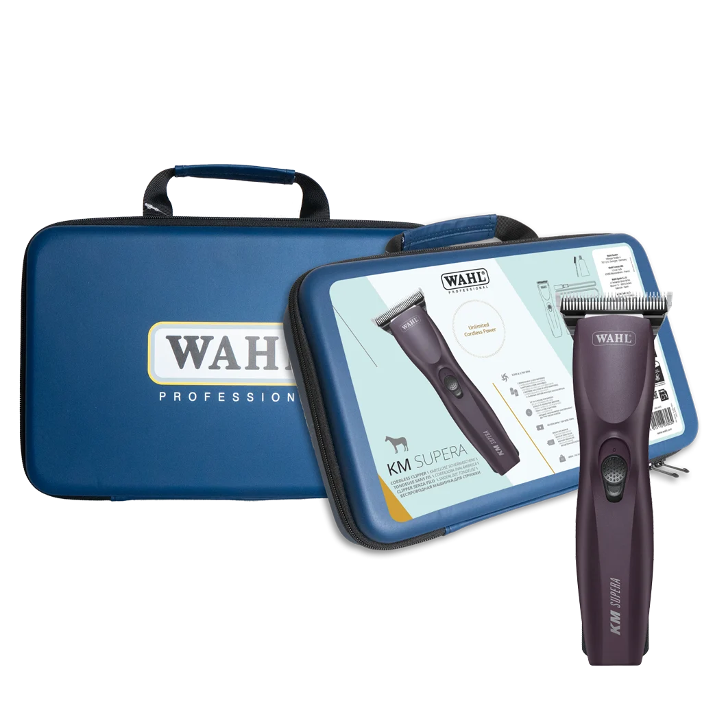 Tondeuse sans fil pour chevaux avec 2 batteries et lame de 1,5 mm – Wahl KM Supera – Image 1