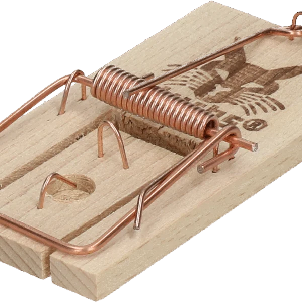 Tapette à souris en bois avec ressort en acier, 9,5 x 4,8 cm – Luchs